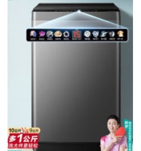 海信（Hisense）波轮洗衣机全自动 10公斤大容量波轮 银离子除菌 家用租房宿舍 除螨洗智能洗HB100DFC58以旧换新
