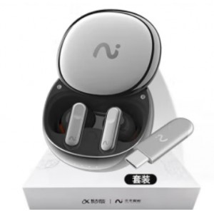 科大讯飞录音降噪会议耳机Nano+ 无线蓝牙耳机会议狗套装 主动降噪 同传听译 录音转文字 苹果华为通用